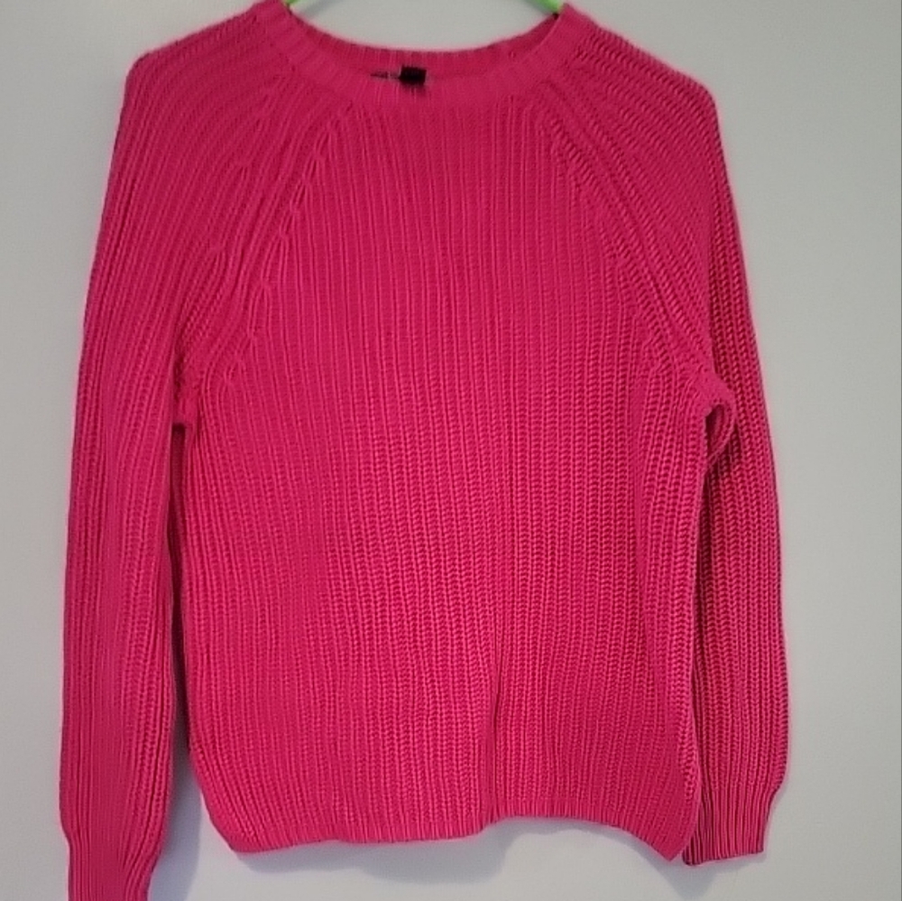 Ralph Lauren women pink chunky-knit size Small 100% cotton